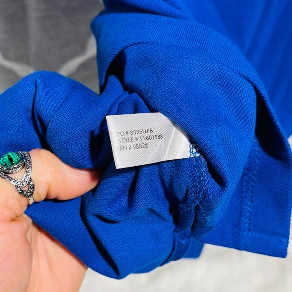 NWT Men's Size Small US Polo ASSN Short Sleeve Polo Shirt In Blue - Picture 8 of 10